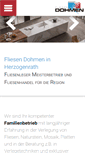 Mobile Screenshot of fliesen-dohmen.de